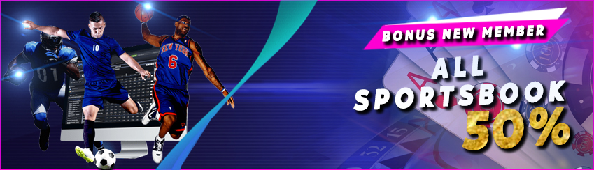 BONUS DEPOSIT SPORTSBOOK NEW MEMBER 50%