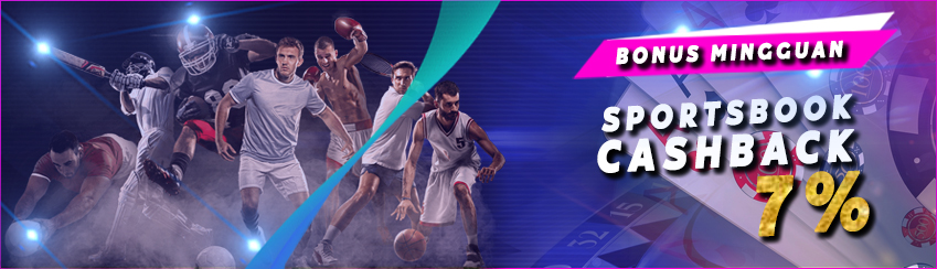 BONUS CASHBACK SPORTSBOOK 7%