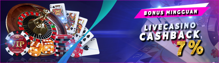BONUS CASHBACK LIVECASINO 7%