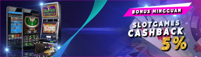 BONUS CASHBACK SLOT GAMES 5%